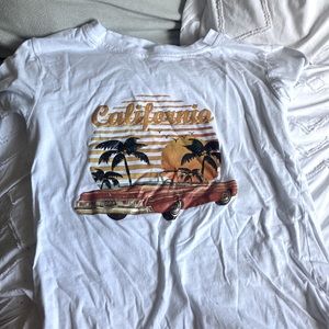 Shein California Graphic Design Tee Vintage